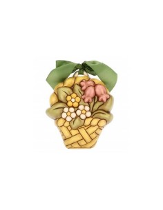 Thun - Formella media, campanelle e margherite