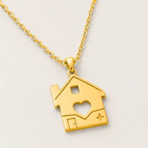 Collana House in acciaio- Niah Jewels