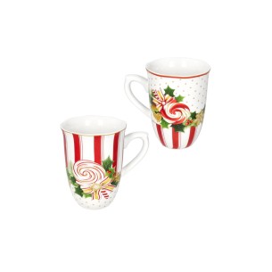 Brandani | Set di 2 mug in raffinata porcellana  "Le Chicche"