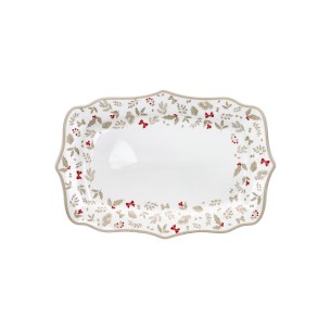 Brandani | Vassoio Treschic New Bone China
