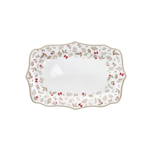 Brandani | Vassoio Treschic New Bone China