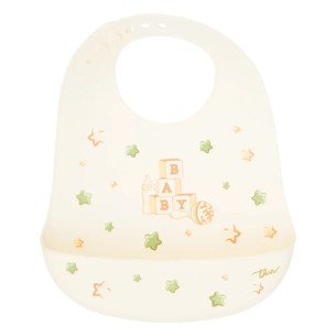 Thun Bavaglino in silicone con tasca raccoglipappa