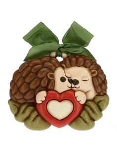 Thun - Formella coppia di ricci innamorati