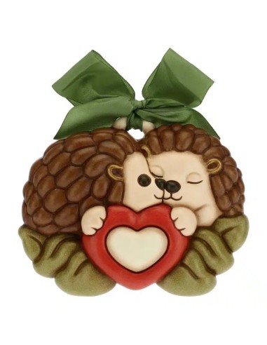 Thun - Formella coppia di ricci innamorati