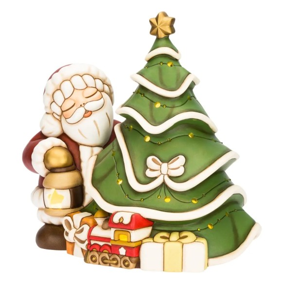 Thun Babbo Natale con Albero in ceramica Maxi