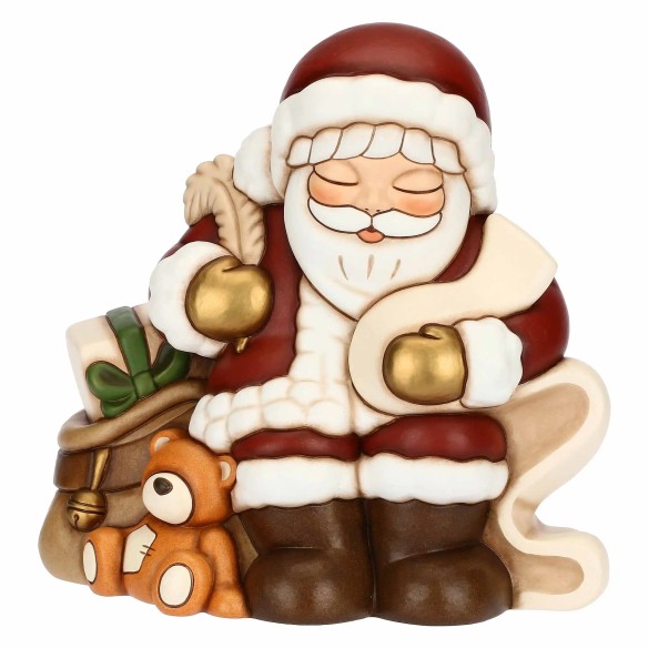 Thun Babbo Natale con lista dei desideri in ceramica