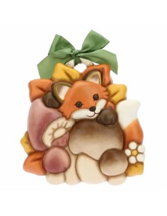 Thun - Formella grande con volpe “Bosco incantato"