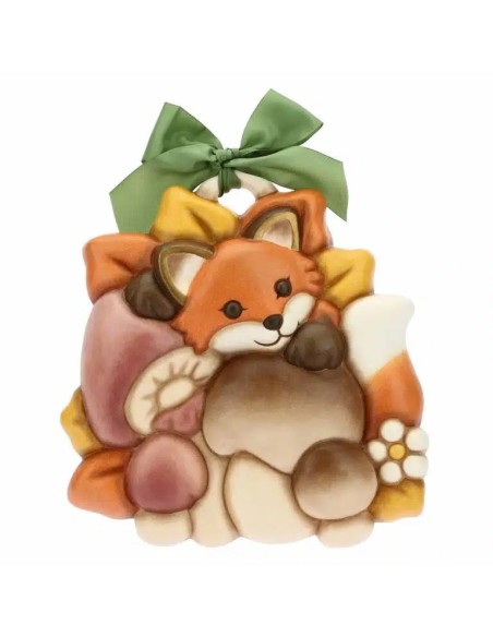 Thun - Formella grande con volpe “Bosco incantato"