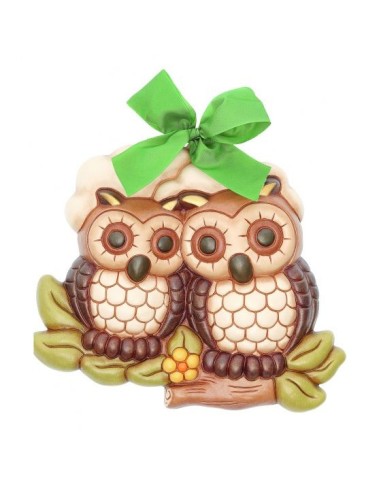 Thun - Formella coppia gufi