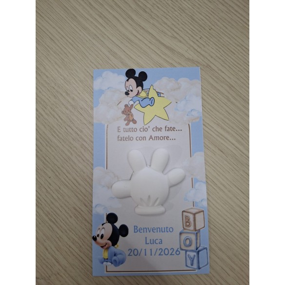 Bomboniera  Gessetto a tema Topolino 2 assortiti