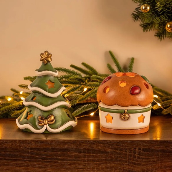 Thun Porta Tea-Light panettone in ceramica