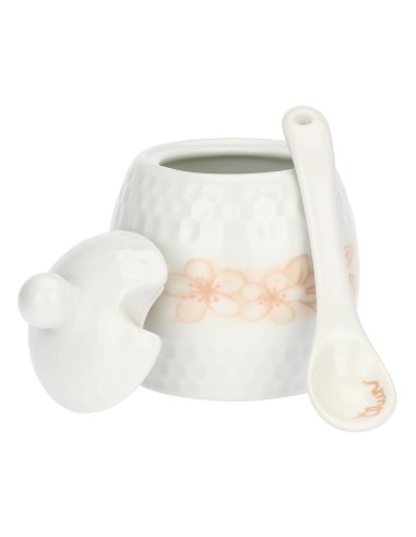 Thun - Mini zuccheriera in porcellana con cucchiaino