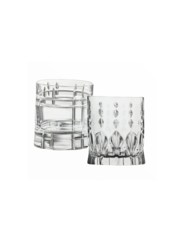 Brandani - Set 2 bicchieri jazz crystal glass