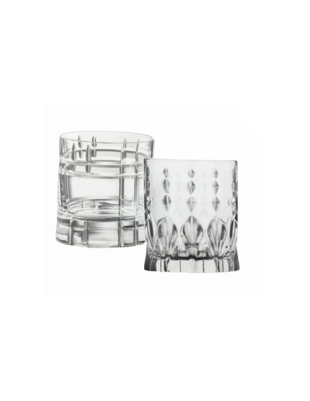 Brandani - Set 2 bicchieri jazz crystal glass