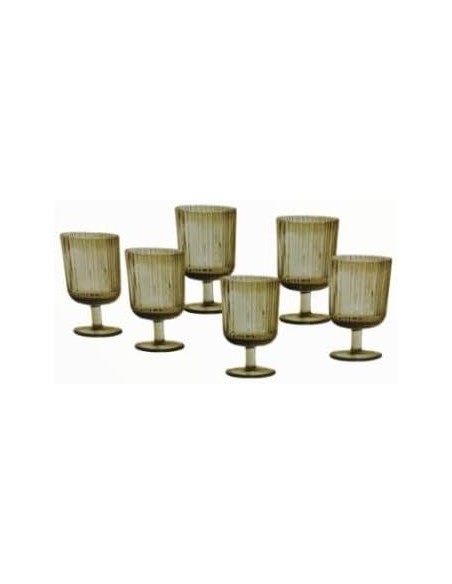 Brandani - Set 6 PZ calice plisse ambra