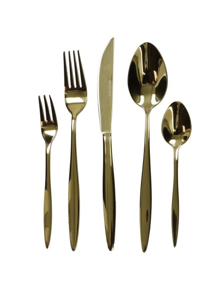 Brandani - Set 20 pezzi posate stretch gold