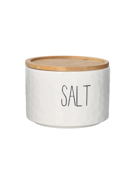 Brandani - Barattolo spezie new age c/tappo bamboo set 3 pz impilabili dolomite