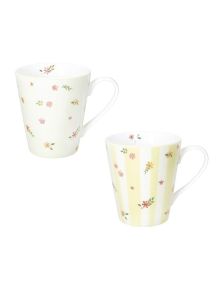 Brandani - Set 2 mug "Polline" giallo