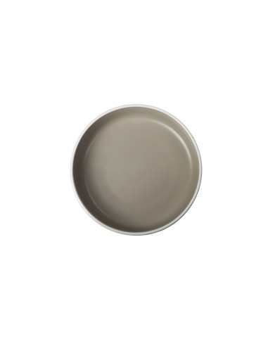 Brandani - Set 6 piatti fondo fusion tortora