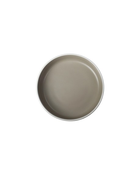 Brandani - Set 6 piatti fondo fusion tortora
