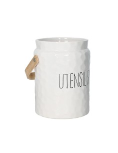 Brandani - Barattolo porta utensili new age dolomite c/manico bamboo