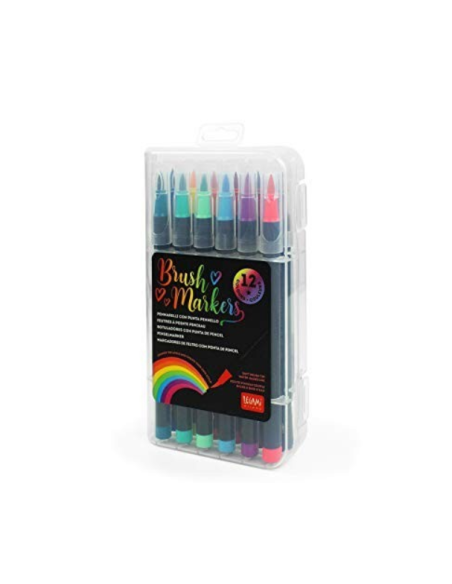 Legami - Set 12 pennerelli con punta a pennello