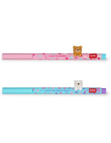Legami - Set 2 penne Beary in love