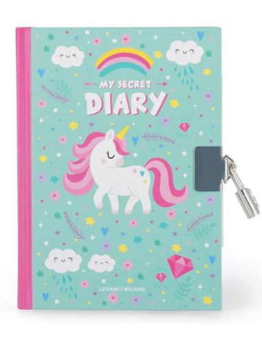 Legami - Diario segreto con lucchetto Unicorn