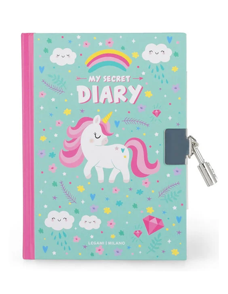 Legami - Diario segreto con lucchetto Unicorn