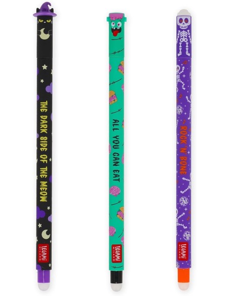 Legami - Set 3 penne cancellabili Halloween