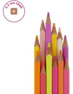 Legami - Set di 12 matite colorate