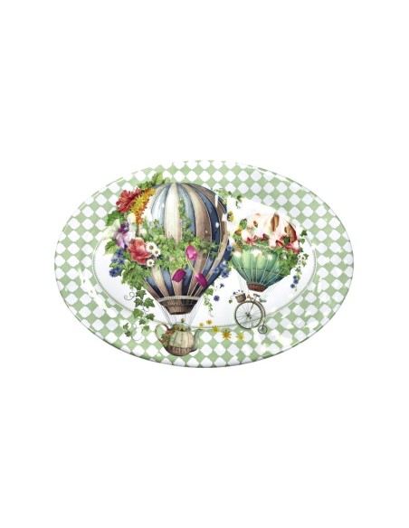 Brandani - Vassoio ovale wonderland melamina