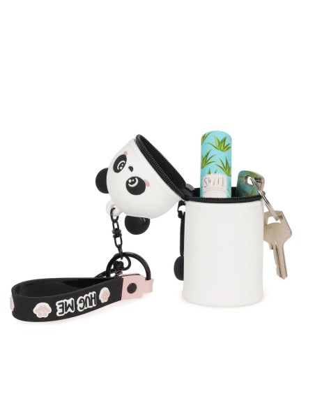 Legami - Portamonete con portachiavi panda - Mini Kawaii