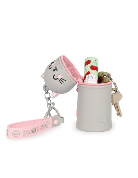 Legami - Portamonete con portachiavi Kitty - Mini Kawaii