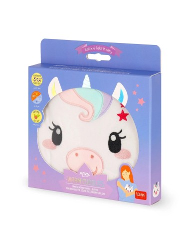 Legami - Cuscino termico con semi di lino - Unicorn