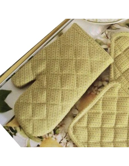 Brandani - Guanto da cucina giallo