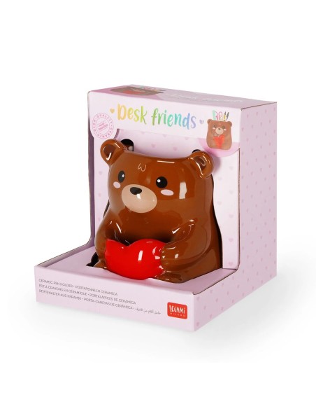 Legami - Portapenne in ceramica - Teddy Bear