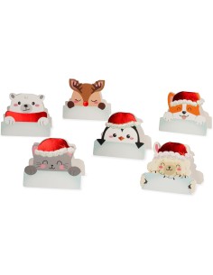 Legami - Set di 12 segnaposto natalizi