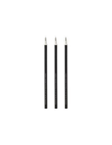 Legami - Set di 3 refill per penna gel cancellabile - inchiostro nero