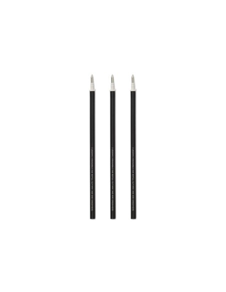Legami - Set di 3 refill per penna gel cancellabile - inchiostro nero