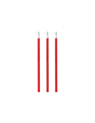 Legami - Set di 3 refill per penna gel cancellabile - inchiostro rossa