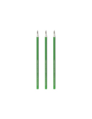Legami - Set di 3 refill per penna gel cancellabile - inchiostro verde