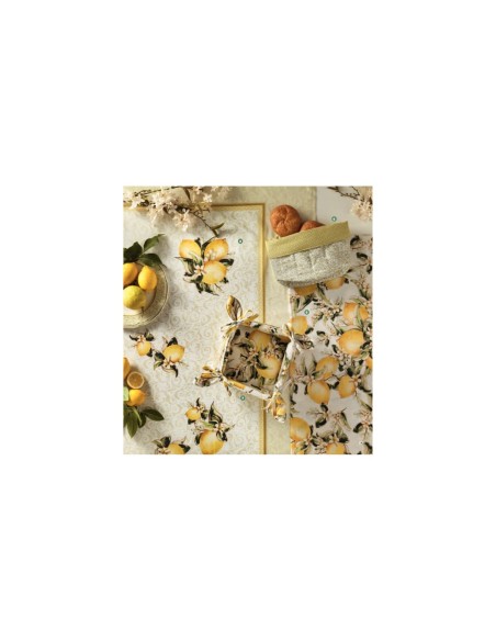 Brandani - Tovaglia decoro limoni