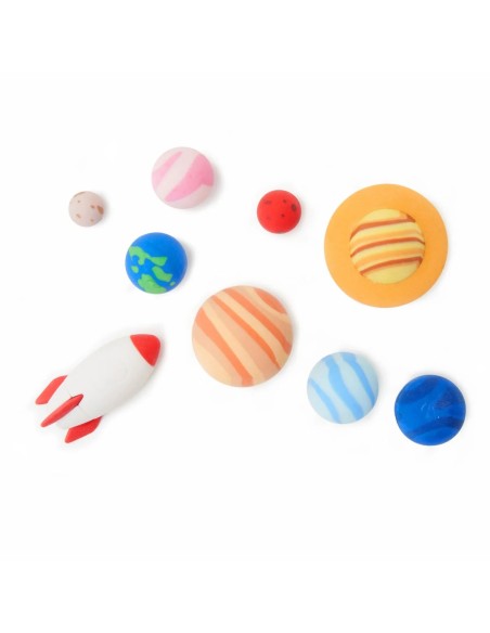 Legami - Set di 9 gomme - Sistema solare
