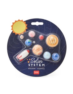Legami - Set di 9 gomme - Sistema solare 2