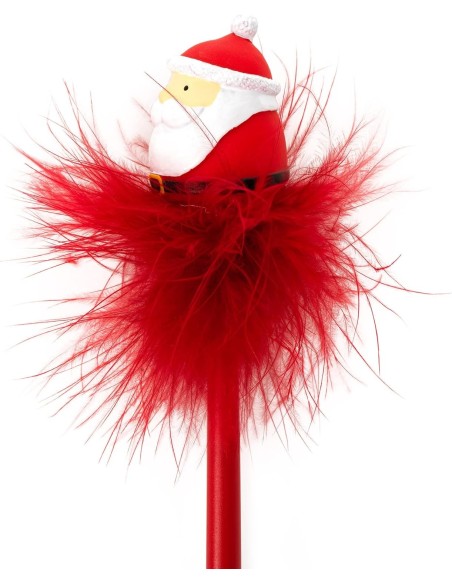 Legami - Penna a sfera con Babbo Natale luminoso