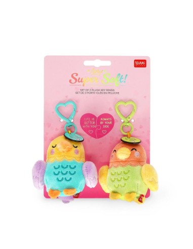 Legami - Set 2 portachiavi con peluche