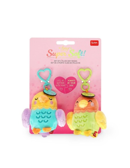 Legami - Set 2 portachiavi con peluche