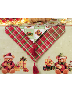 Brandani - Striscia runner verde coccole