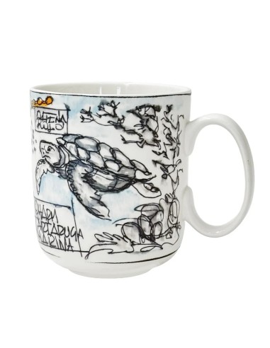La porcellana bianca Mug Raspini eden U10471015P00